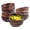 Natural (12pcs), variant on Innovative Life Coconut Shell Bowls, 3 Pack Polished Handcrafted Serving Bowls, Decorative Reusable Coconut Vessels