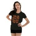 thumbnail image 4 of When The Leaves Fall Jesus Lifts Me Womens Slim Fit Graphic Tee Brisco Brands L, 4 of 5