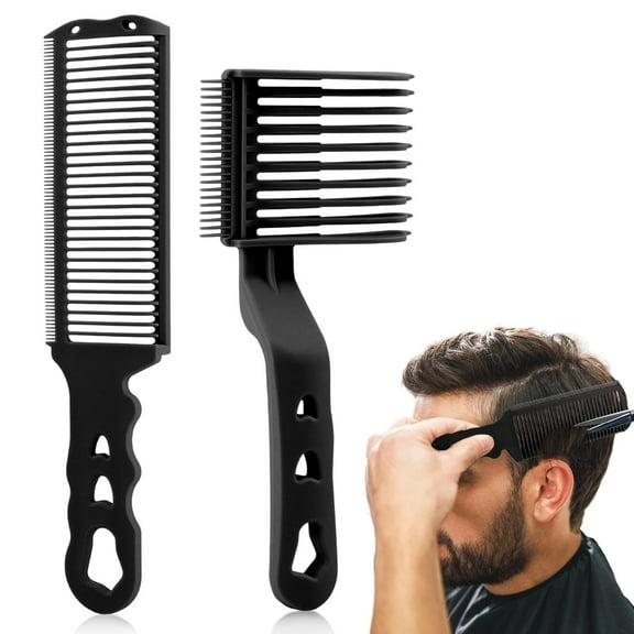 2-piece hair cutting comb, anti-static, can reduce static and frizz, suitable for professional barbers