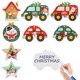 thumbnail image 2 of 10 colgantes de madera con bendiciones navideñas personalizadas para escribir, ideales para decorar el árbol de Navidad del hogar., 2 of 8