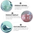 thumbnail image 2 of KONTONTY 2pcs Tooth Brush Cup Green Anti-fall Cartoon Shape Safe for Babys Lips Daily Use Back to School, 2 of 8