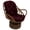Coffee Brown, variant on Blazing Needles 48-inch Swivel Rocker Cushion