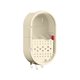 thumbnail image 2 of Soporte magnético para jaula de palillos de puerta | Caja de almacenamiento de vajilla montada en la pared y encimera de cocina multifuncional | Plástico, Beige Blanco, 18.5in | A prueba de polvo,, 2 of 6