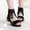 Black, variant on TMOYZQ Girls Sandals Flat Wedge Summer Shoes Little Big Kid Bow Flower Girl Heels Dress Shoes