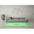 thumbnail image 3 of Ahgly Company Indoor Rectangle Medallion Emerald Green Traditional Area Rugs, 4' x 6', 3 of 4