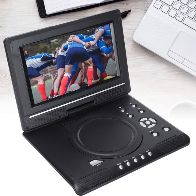 Reproductor De DVD Móvil, TV Analógica U Disk, Reproductor De DVD Portátil Recargable Con Control Remoto USB Para El Hogar De Los Niños