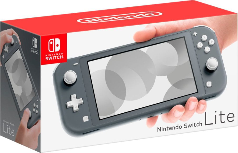Nintendo Switch Lite Gray Bundle with Animal Crossing: New 
