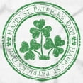thumbnail image 2 of Happy St. Patrick's Day Lucky Clover Plus Size Long Sleeve Graphic Tee Shirt Brisco Brands 2X, 2 of 5