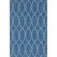 thumbnail image 1 of Unique Loom Outdoor Trellis Moroccan Rug 5' x 8' Rectangle Navy Blue/Ivory, 1 of 1