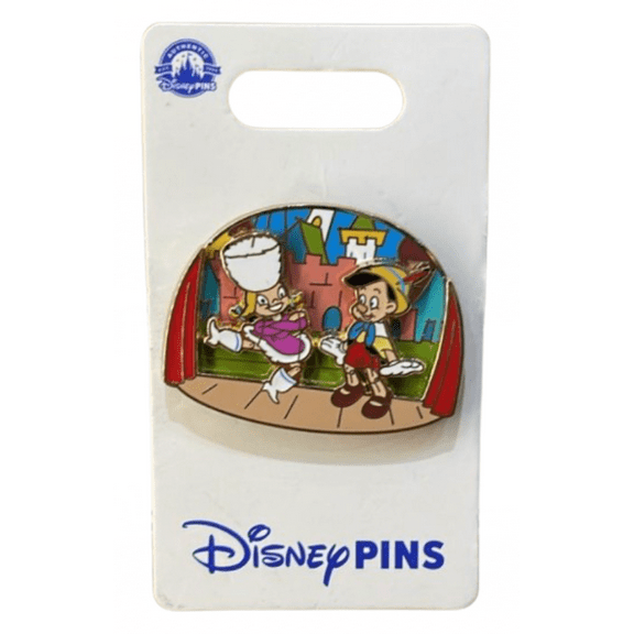 Disney Parks Marionette Pinocchio Pin New with Card