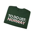 thumbnail image 3 of Inspiring Vacations To Do List Norway Country Trave Gildan 18000 Sweatshirt, 3 of 4