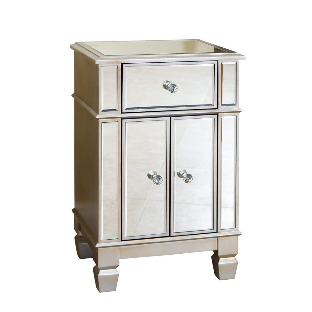 Devon & Claire Jenna Mirrored Accent Table