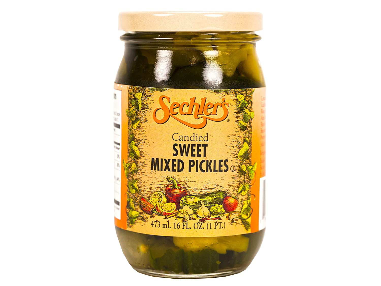 Sechlers Pickle Candied Sweet Mixed - Walmart.com