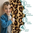 thumbnail image 3 of Blackout Kids Curtains,Leopard Print Childrens Insulated Curtains Set Of 2,Bedroom Essentials,Toddler Room Decor 42"x54"(106x137cm), 3 of 4