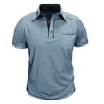 thumbnail image 5 of StSilkitty Casual Short Sleeve Golf Shirts for Mens Lightweight Collared 3 Buttons T-Shirt with Pocket Soft Breathable Tops, 5 of 6