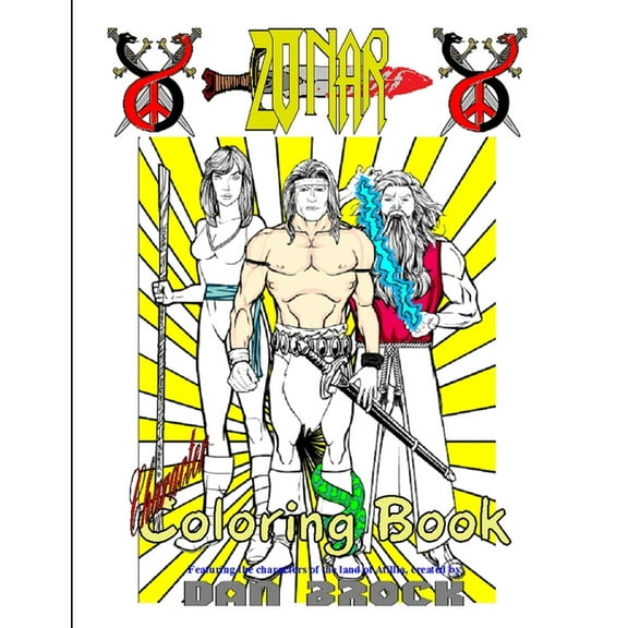 Zonar - Characters Coloring Book, (Paperback)