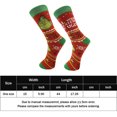 thumbnail image 6 of AOUSIN 3 Pair Adult Cartoon Christmas Slipper Socks Thick Warm Sleeping Socks Holiday Crew Socks, 6 of 7