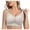 Light Gray, variant on Women's Solid Color Thin Latex Rabbit Ear Bra Wire Comfort For All Day Wear Bras for Women Beige