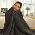 thumbnail image 3 of TRUSTWARMTH Electric Blanket - 72"x84" Double Sided Extremely Soft Coral Fleece Heated Blanket Full Size with 6 Heating Levels & 1-10 Hours Adjustable Timer, Dark Gray, 3 of 8
