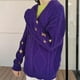 thumbnail image 4 of Cárdigans de punto sueltos para mujer, abrigo bordado de estrellas, suéteres Y2K, ropa de calle Vintage, Top de manga larga informal de un solo pecho, Invierno, 4 of 4