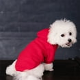 thumbnail image 6 of Winter Dog Solid Color Sport Hoodies Sweatshirts Warm Coat Clothing for Casual, 6 of 14