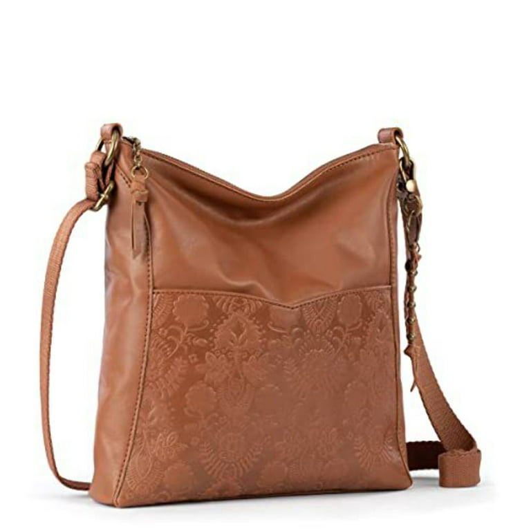 The Sak Lucia Crossbody Bag in Leather Convertible Purse with Adjustable Strap