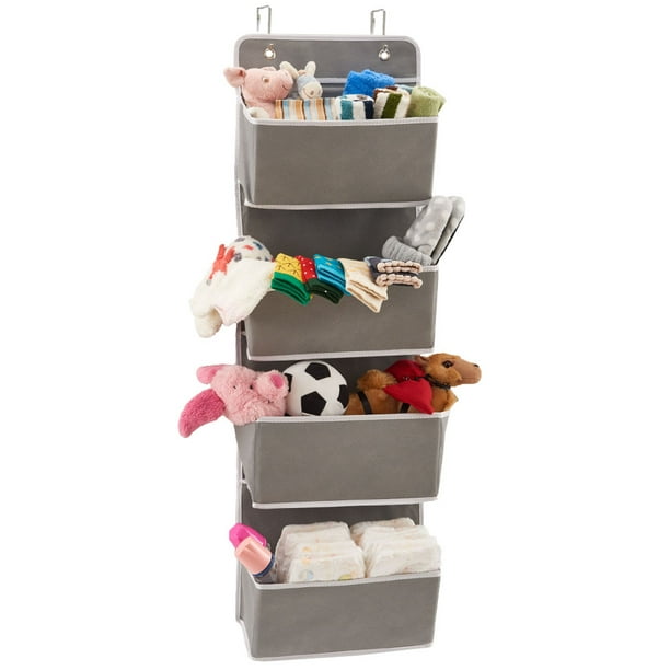 EZOWare Over The Door Organizer with 4 Pocket, Hanging Storage