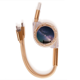 thumbnail image 1 of Morado oscuro luz estrellas Galaxy Cable de carga telescópico múltiples USB tres en uno, 1 of 3