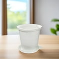 thumbnail image 2 of Soimiss 1Set White Double Layer Breathable Flowerpot with Root Control for Indoor Gardening, 2 of 8
