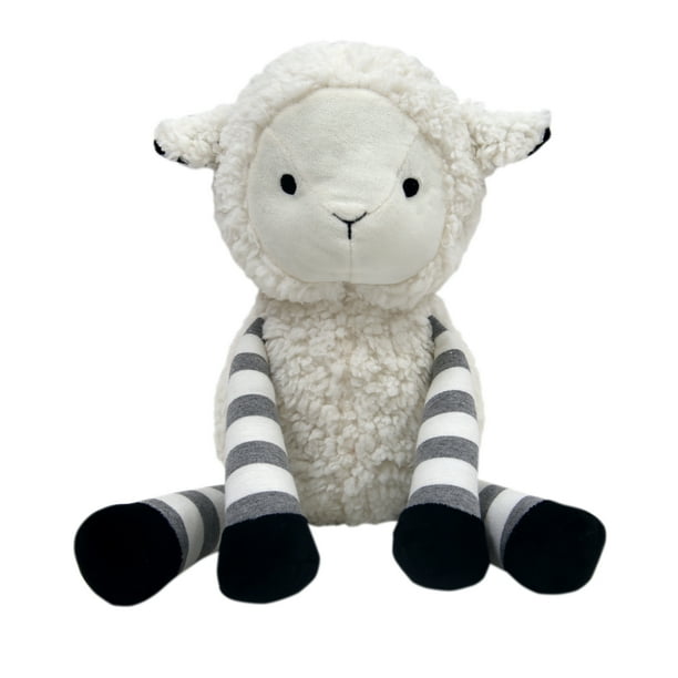 Lambs & Ivy Little Sheep White/Gray Plush Lamb Stuffed Animal Ivy