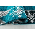 thumbnail image 2 of RUG AND DECOR Newport Collection Modern Abstract Geometric Design Area Rug Turquoise Grey Living Room Bed Room Carpet Alfombras para Sala, 2 of 4