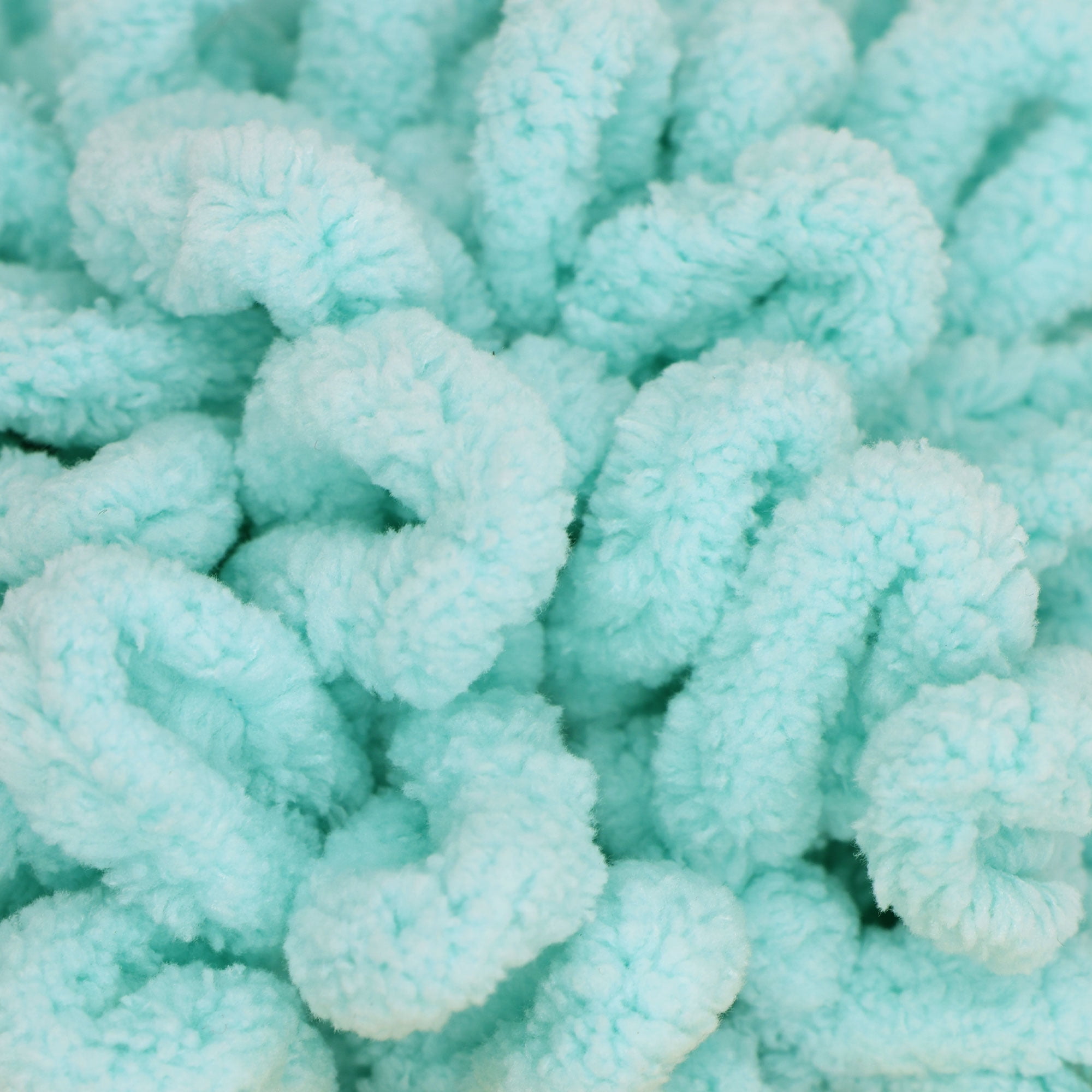 JubileeYarn Fun Finger Loops Yarn - 100g/Skein Jumbo Polyester - Blue - 3 Skeins