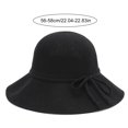 thumbnail image 2 of Beach Sun Hat Fashion Foldable Solid Color Bucket Hat Fisherman Hat for Women, 2 of 10