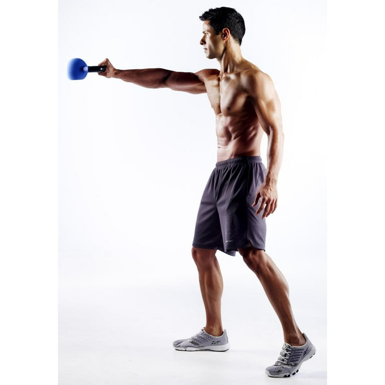 ProForm 5 20 Lb. Neoprene Kettlebell with Professional Exercise Chart