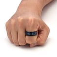 thumbnail image 4 of HIJONES Men Women's Rotatable Hollow Roman Numeral Stainless Steel Ring Vintage Personalized Number Hip Hop Ring Band Finger Jewelry Rose Gold Size 10, 4 of 5