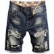 thumbnail image 5 of pantalones cortos de mezclilla para hombres de moda Europa y Estados Unidos agujeros r Abanopi Pantalones, 5 of 6