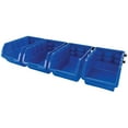 thumbnail image 2 of Performance Tool W5196 Large Stackable Storage Trays - Adjustable in Vertical or Horizontal Position, Blue, Pack of 4, 2 of 5