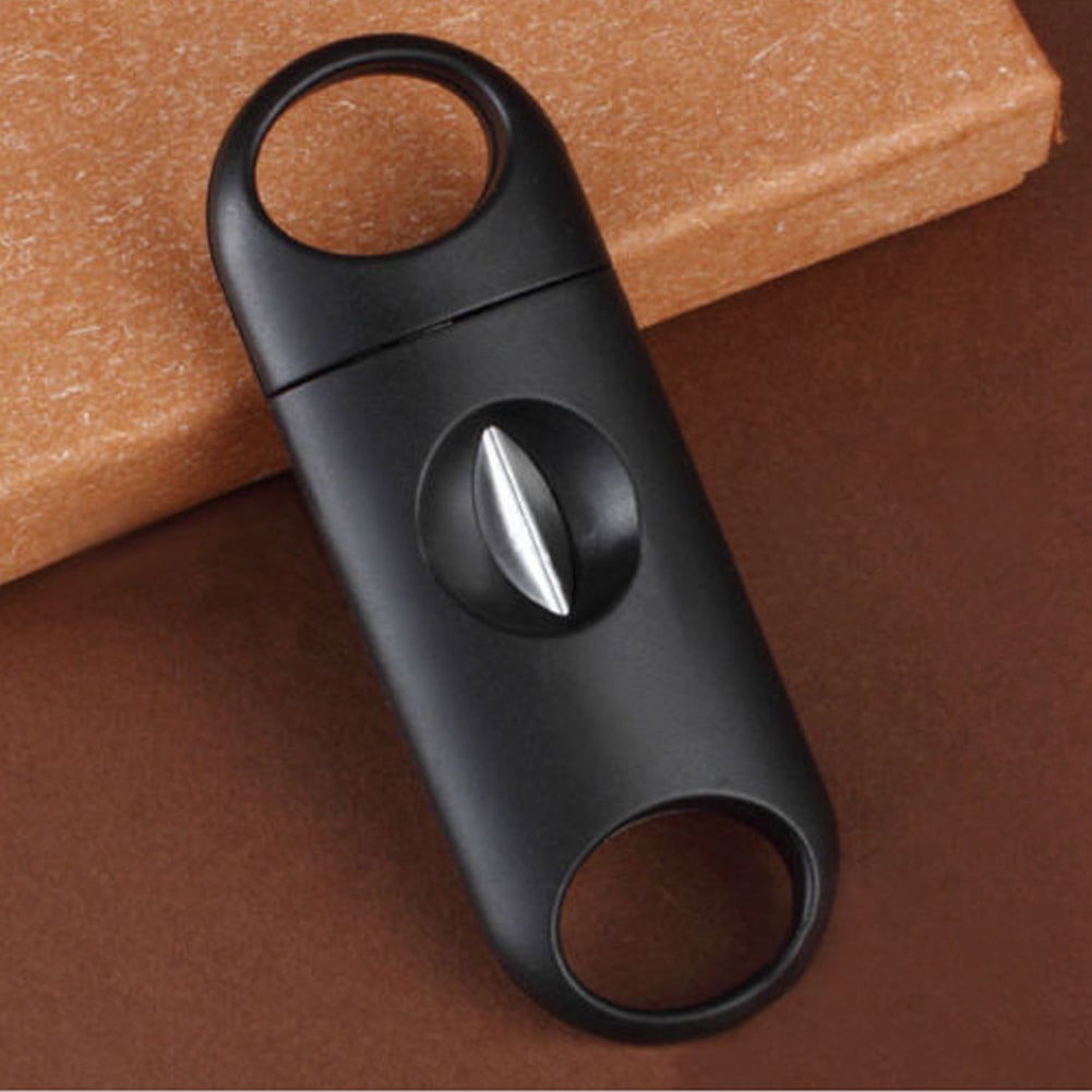 Jbhelth Stainless Steel Blade Tobacco Cigarette Cigar V-Cut Cutting Cutter Ring Gauge Devices