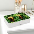 thumbnail image 6 of Saint Patrick's Day Portable PU Leather Earring Organizer with Removable Compartment and Necklace Holder – Jewelry Stand Included, 6 of 6