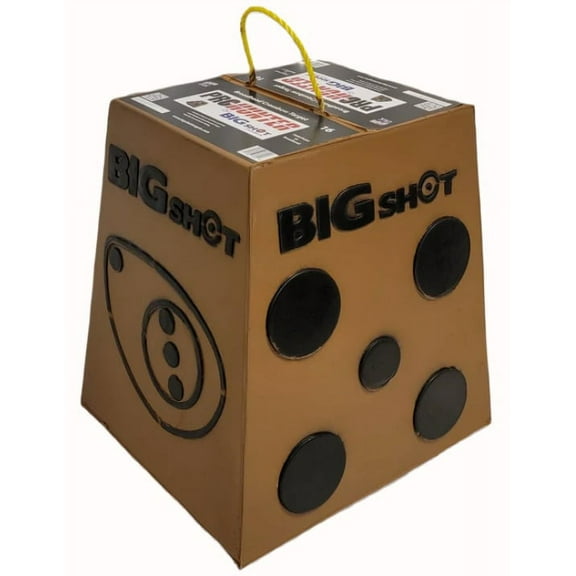 BIGshot Pro Hunter 16 Broadhead Target, Brown/Black