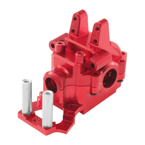 Caja de cambios de metal para coche RC a escala 1:14, repuestos, kit de actualización de alta velocidad, caja diferencial para vehículos 14302, 14303, Rojo