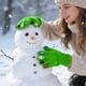 thumbnail image 5 of Guantes de Niño Adolescente de Invierno de Punto con Ornamento de Cristal, Guantes Calientes de Dedo Completo para Senderismo, Ciclismo, Carrera, Actividades Al Aire Libre, Niños Y Niñas, 5 of 7