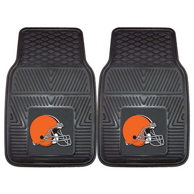 Cleveland Browns Tapis de Voiture Usage Intensif 2 Pcs Vinyle