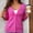 Hot Pink, variant on Lightweight Cardigans for Women 3/4 Sleeve Tops for Women Button Down Front V Neck Early Fall Fashion Petite Cardigan Sweaters for Women Sweater Dress for Women for Summer Beach White S