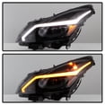 thumbnail image 6 of Black Smoke Headlights w/ LED Tube Sequential Signal DRL For 2010-2013 G37 Sedan, 6 of 7