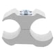 thumbnail image 5 of GOOHOCHY Abrazadera de tubo para silla de ruedas Soporte para bastón Abrazadera de soporte para tubo para silla de ruedas Abrazadera de tubo para silla de ruedas de metal, 5 of 8