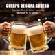 thumbnail image 2 of 2 Piezas Vasos de Cerveza, Tarro Cervecero 12 Onzas (360ml), Vidrio Doble, Ideal para Cerveza o Refrescos, Mantiene Perfectamente la Temperatura de las Bebidas Frías, Regalos para Hombre, 2 of 4