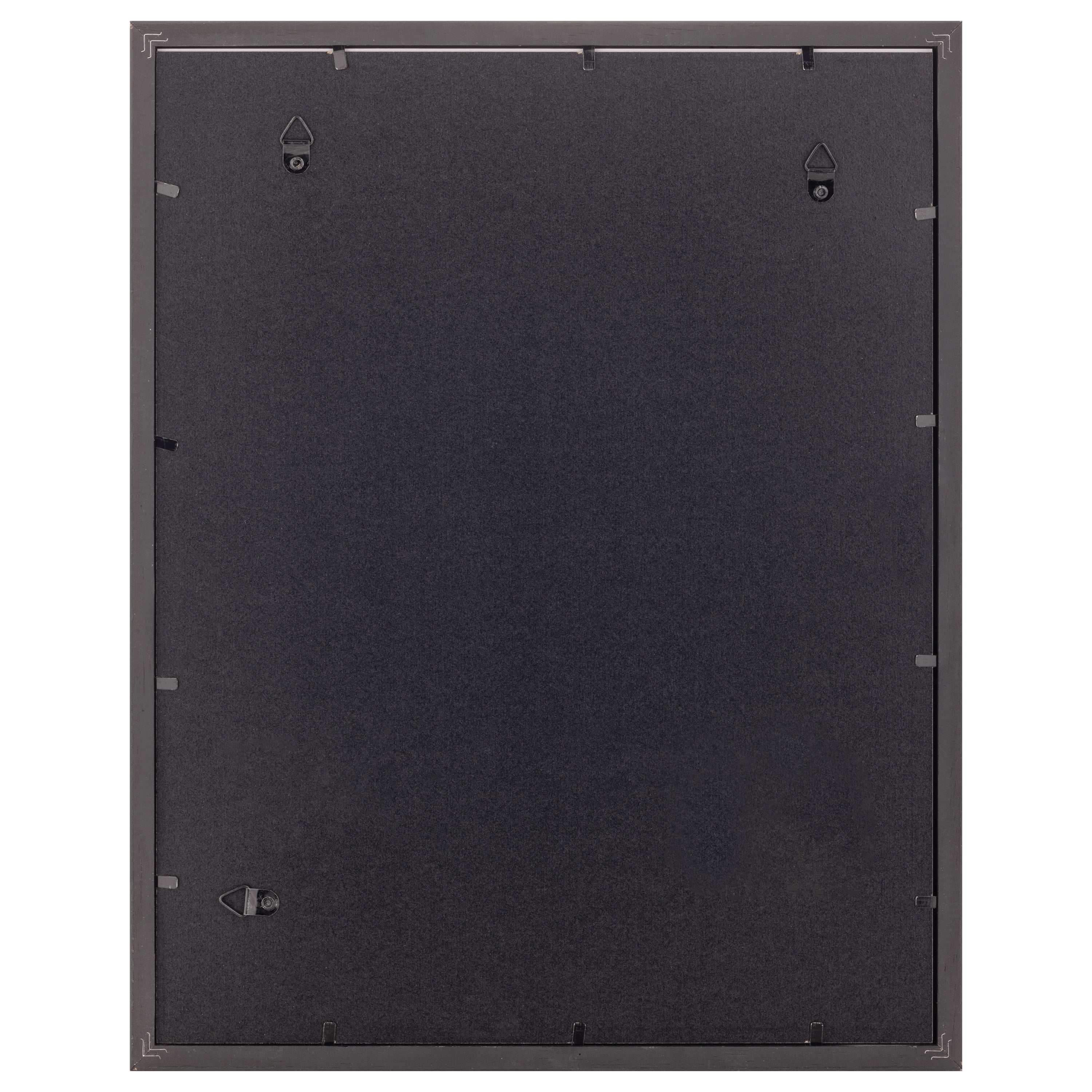 Snap 11"x14" Black Wall Picture Frame with Single White Mat for 8"x10" Image