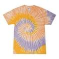 thumbnail image 2 of Colortone Tie-Dye T-Shirts Cotton Kids Unisex Junior Multi-Color, 2 of 4