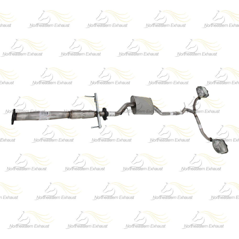 Northeastern Exhaust Flex Pipe, Resonator, Y-Pipe & Pair of Mufflers Fits 2007 Mazda CX-9 3.5L & 2008-2012 Mazda CX-9 3.7L - Direct Fit | System Kit